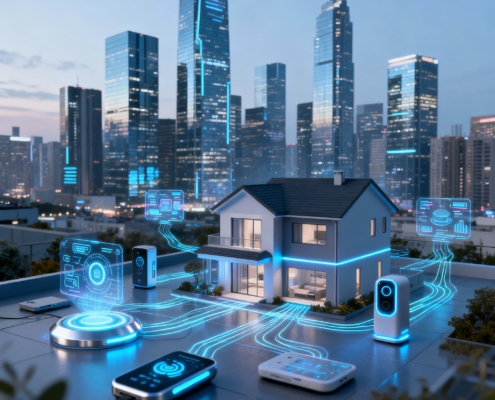 Die Studien von eco und ADL zeigen: Der deutsche Smart-Home- und Smart-City-Markt wächst rasant. Bis 2022 verdreifacht sich der Smart-Home-Umsatz auf 4,3 Mrd. €, während Smart-Cities auf 43,8 Mrd. € steigen.